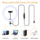 Selfie Ring Light with Desk Stand