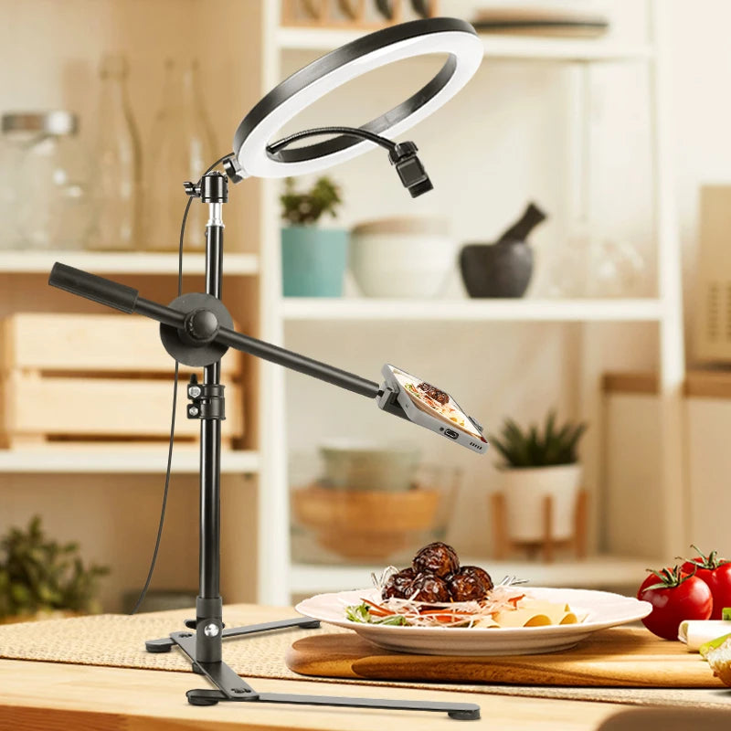 Selfie Ring Light with Desk Stand