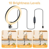 Selfie Ring Light with Desk Stand