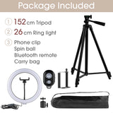26cm Ring Light with Extendable Tripod