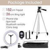 26cm Ring Light with Extendable Tripod