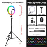 RGB Ring Light with Tripod