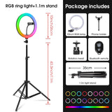 RGB Ring Light with Tripod