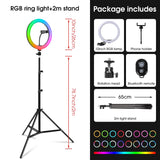 RGB Ring Light with Tripod