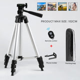 Adjustable Aluminum Tripod Stand