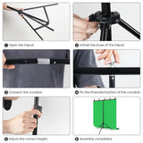 Green Screen Backdrop With Stand