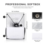 Photo Studio Softbox Lighting Kit