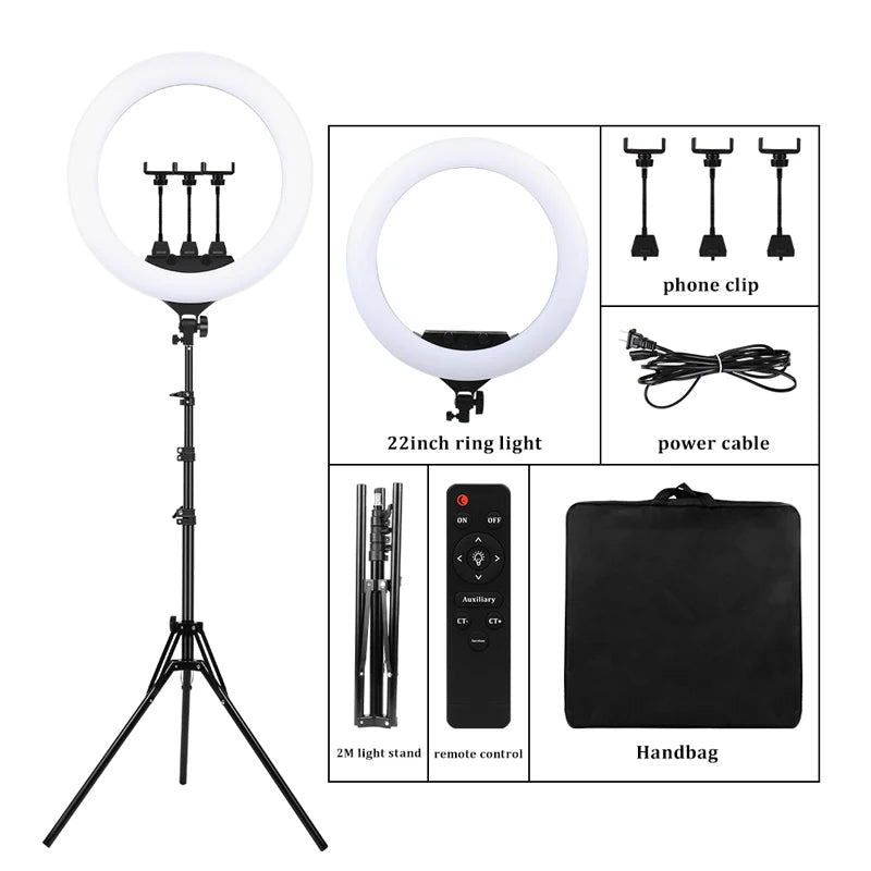 Photo Studio Ring Light Kit